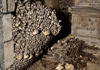 Memorial plaque at the catacombs in Paris