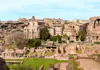 An image of the Temple of Julius Caesar in the Roman Forum.
