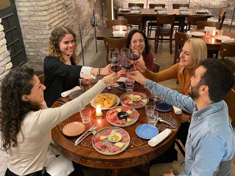 Candlelit Dinner with Wine Pairing in Agrippa’s Ancient Baths in Rome