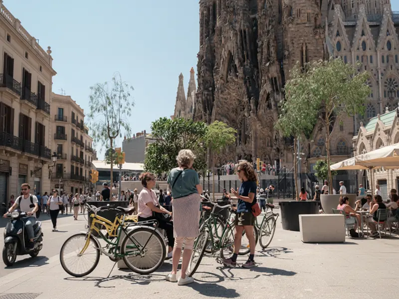 Gaudí’s Icons Bike Tour in Barcelona 
