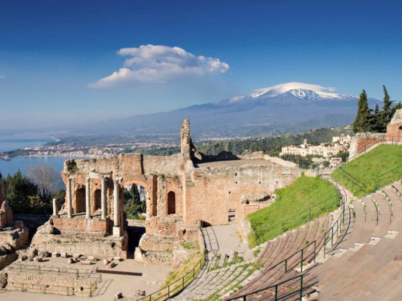 Mount Etna & Taormina Day Trip from Catania with Transfer