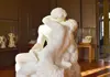 The Kiss inside the Rodin Museum in Paris.