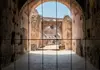 An image of a gate in the Colosseum.