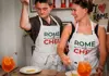 Girl smiling during a cooking class