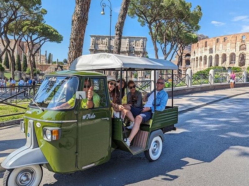 Rome by Ape Calessino Private Tour: Appian Way & Food Adventure 