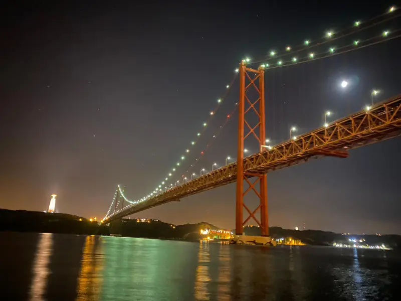 Lisbon Sightseeing Sailing Tour by Night