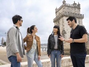 Lisbon Walking Tour with Belém Tower, Tram and Boat Cruise
