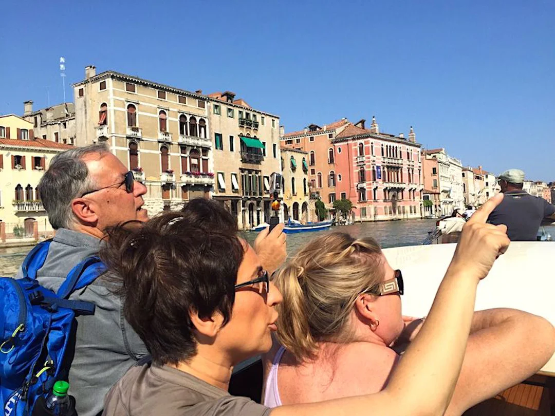 skip the line People on boat in venice