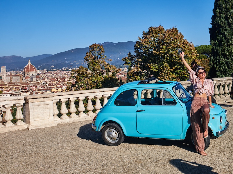 Private Vintage FIAT 500 Chianti Tour with Driver from Florence 