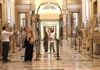 An image of the inside of the Vatican Museums.
