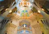 An image of the inside of Sagrada Familia.