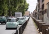 Cars driving on the Lungotevere in Rome