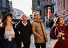 People walking in Cannaregio, discovering Venice local streets and histories from a The Tour Guy guide.