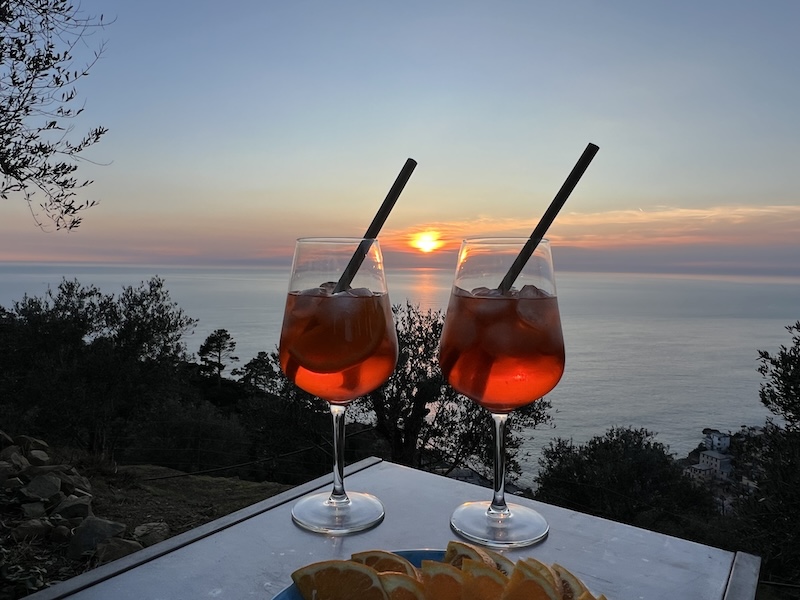Spritz Masterclass and Dinner in Cinque Terre at Sunset