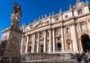 A picture of St. Peter's Basilica in the Vatican City on tour with The Tour Guy. 