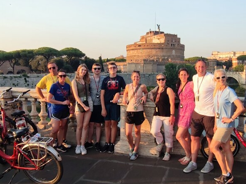 Rome Bike Tour at Sunset