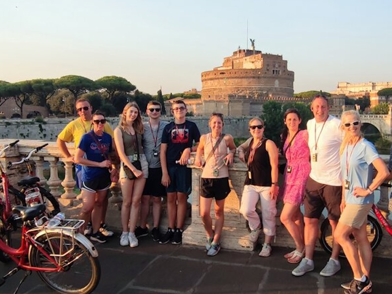 Rome Bike Tour at Sunset