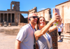 Couple taking a selfie during a The Tour Guy tour of Pompeii