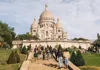 Sacré-Cœur Basilica overlooking Montmartre in Paris