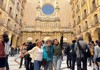 couple in montserrat basilica