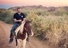 Sunset desert horseback adventure