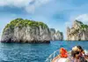 Man and Woman on Boat in Capri