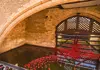 An image of Traitor's Gate inside the Tower of London.