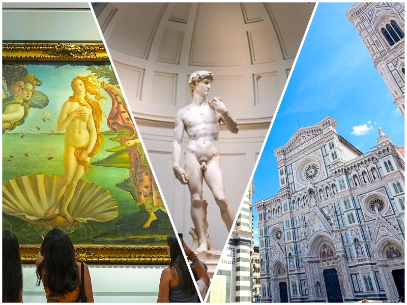 Florence in a Day Combo Tour with David and Uffizi