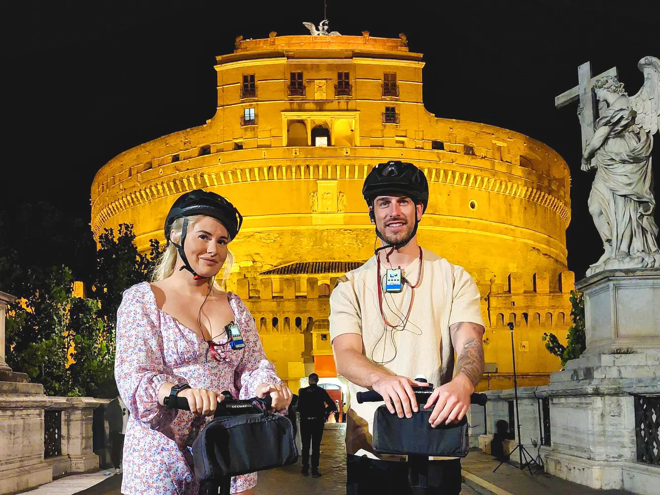 Rome Historic Center Night Segway Tour with Virtual Reality Experience