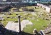 An image of Trajan's Market from the panoramic terraces in Rome.