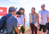 The Tour Guy guide showing guests rocks from Mt Vesuvius