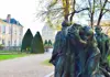 The Burghers of Calais in the gardens of the Rodin Museum in Paris.