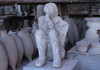 An image of a plastercast at Pompeii.