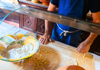 Chef making homemade pasta in Pulcino