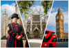 A group of tourists walking in Parliament Square with Big Ben in the background while on tour with The Tour Guy.