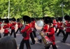 An image of the Changing of the Guard ceremony in St. James Park.