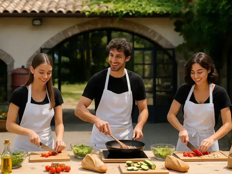 Castelli Romani Private Cooking Class and Winery Lunch in Frascati