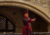 Beefeater inside the Tower of London