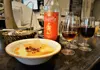 Andalusian tapas and sweet wine served at a local bar