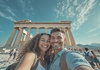 people inside acropolis
