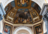Beautiful painting inside St. Peter's Basilica