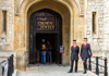 guards outside the Jewel House at the Tower of London
