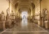 An image of the inside of the Vatican Museums.