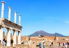 View of Vesuvius from Pompeii 