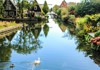 Picturesque canals of Marken