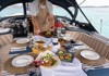 Enjoy a meal onboard