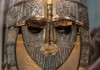 Picture of The Sutton Hoo Treasure inside of the British Museum in London. 