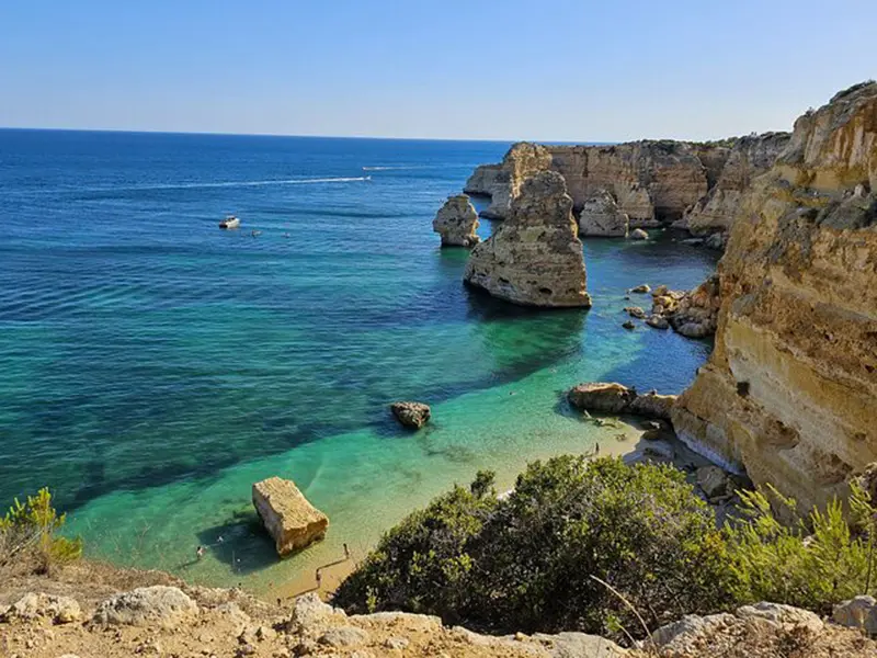 Algarve Coast & Benagil Cave Day Trip From Faro