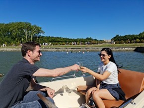 Versailles Garden Golf Cart Tour and Rowboat Experience with Palace Tickets