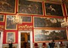 Tourists inside the Pamphili Gallery in Rome, Italy.